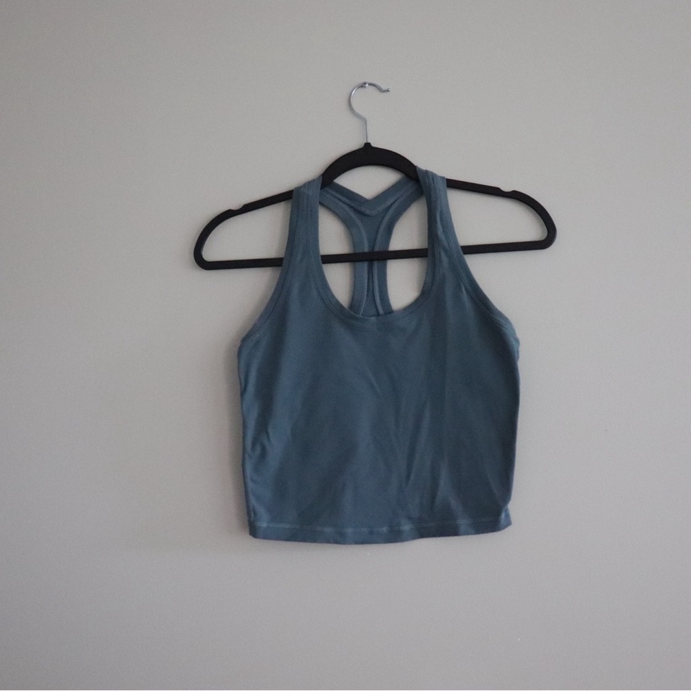 Women's Blue Crop Top